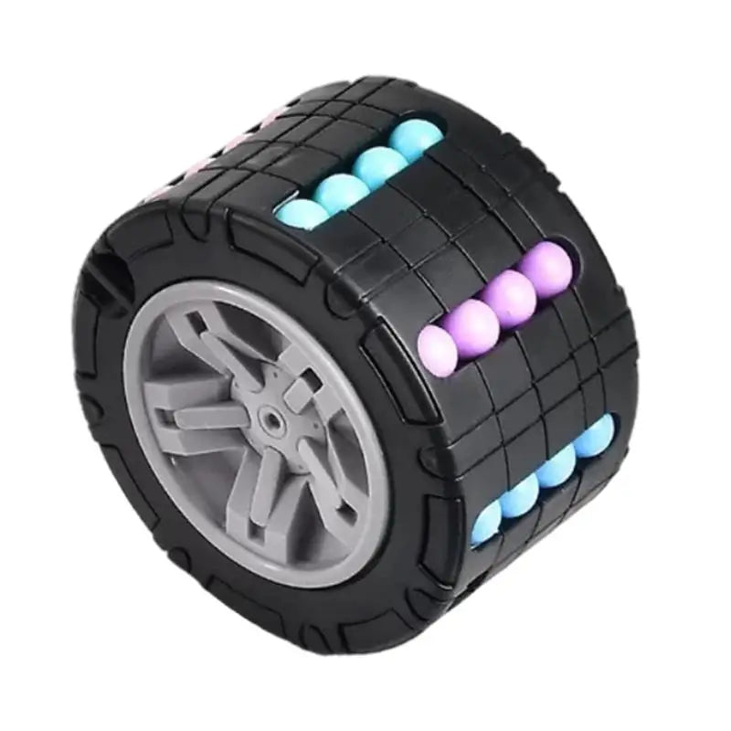 3D Cylinder Cube Toy Magical Bean Gyro Rotate Slide Puzzle Games Relieve Stress Children Educational Montessori Infant Toys Gift - Image 10