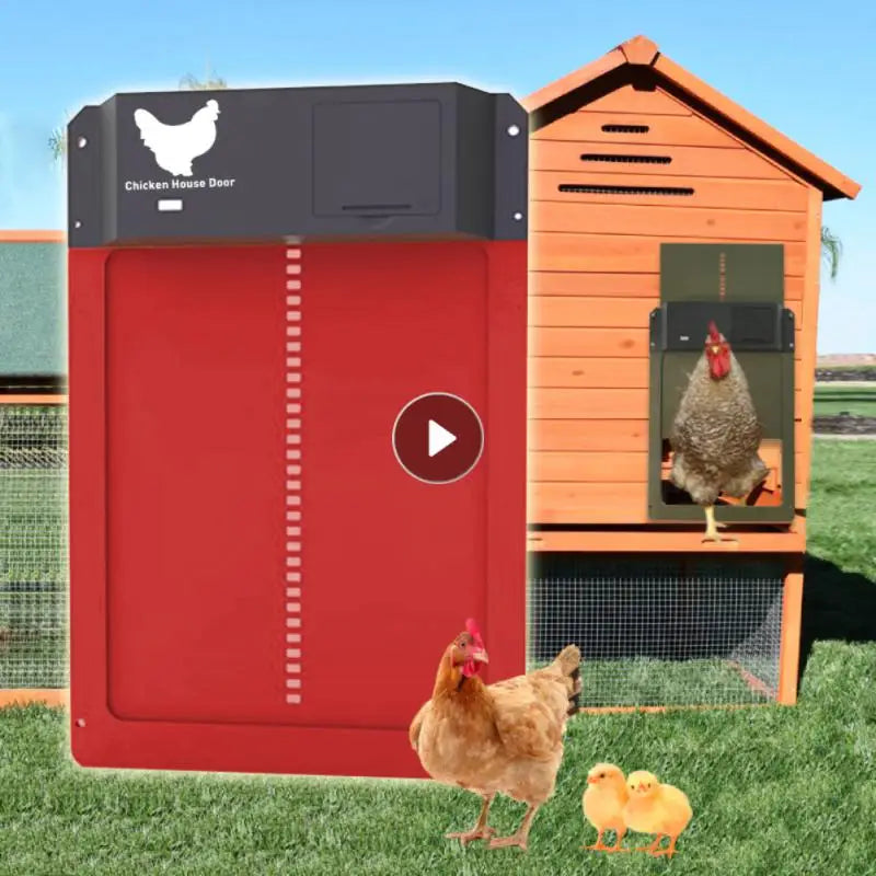 High-Quality Automatic Chicken Coop Door with Light Sensor for Chicken and Duck Cages - Image 5