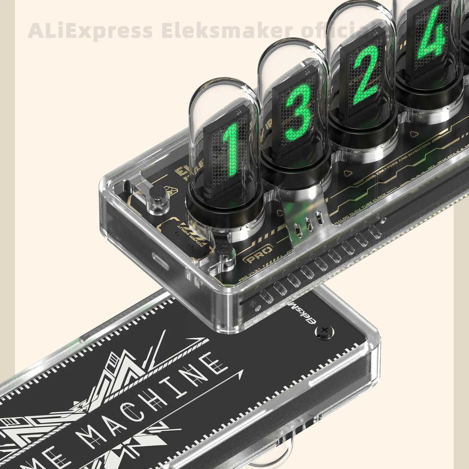 EleksMaker EleksTube IPS PR1 PR2 6-Bit IPS Retro Glows Analog Nixie Tube elekstube clock - Image 4