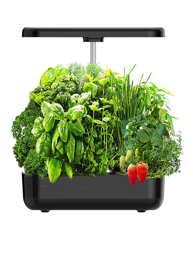 Hydroponics Growing System 12 Pods Indoor Herb Garden Kit Automatic Timing LED Grow Lights Smart Water Pump for Home Flower Pots - Image 2