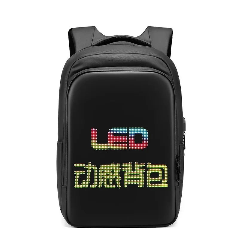 LED Display backpack Business travel 15.6 Inch Laptop Backpack Men DIY Smart backpack school Backpack woman multimedia backpack - Image 3