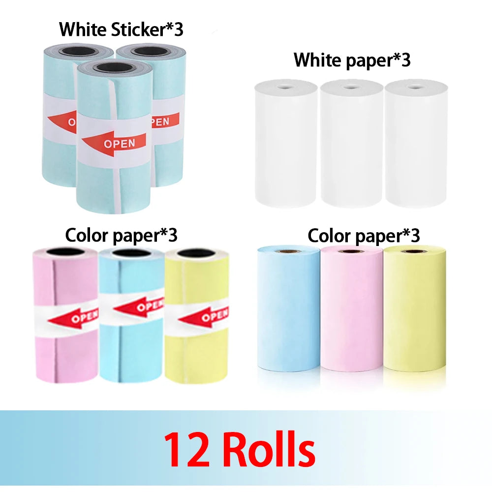 Mini Thermal Printer Wireless BT 200dpi Label Photo Memo Wrong Question Printing Tag Bluetooth Printer USB Cable Portable - Image 15