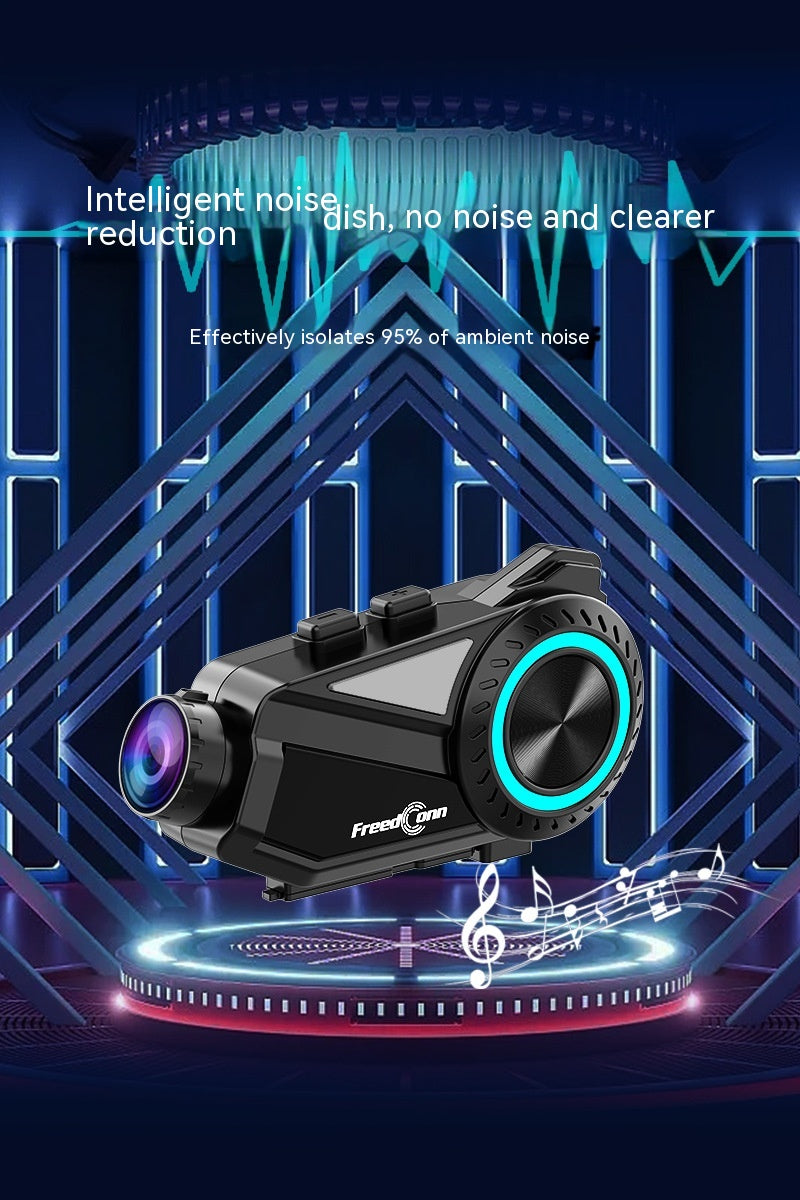 Motorcycle Helmet Intercom Bluetooth Headset Driving Recorder R3 - Image 12