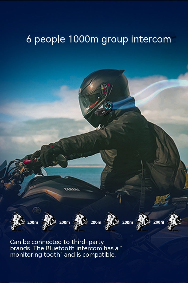 Motorcycle Helmet Intercom Bluetooth Headset Driving Recorder R3 - Image 13