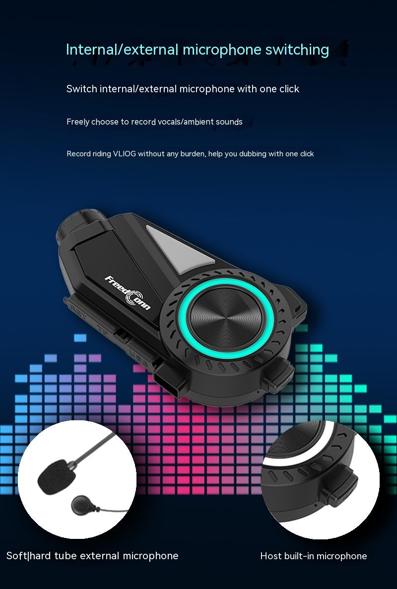 Motorcycle Helmet Intercom Bluetooth Headset Driving Recorder R3 - Image 15