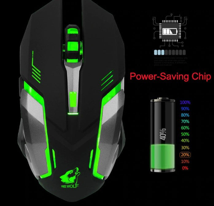 Ninja Dragon Stealth 7 Wireless Silent LED Gaming Mouse - Image 3