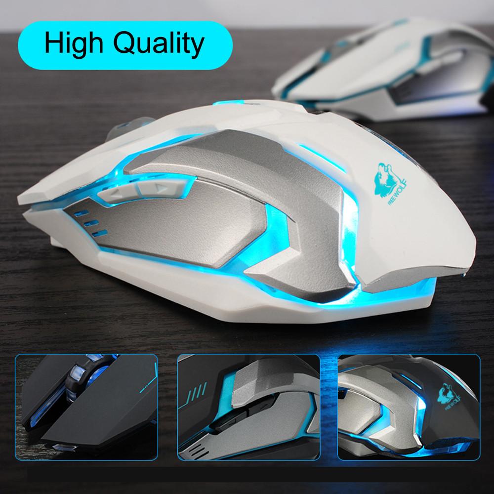 Ninja Dragon Stealth 7 Wireless Silent LED Gaming Mouse - Image 4