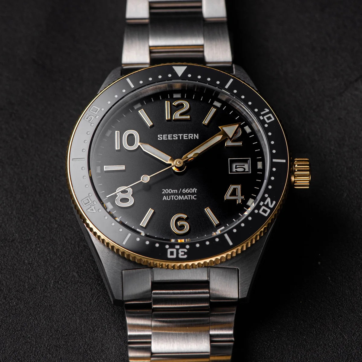 S434 Diver Watch Men Automatic NH35A Movement BGW9 Luminous Mechanical Wristwatches 20ATM Waterproof Sapphire Deployment Buckle - Image 6