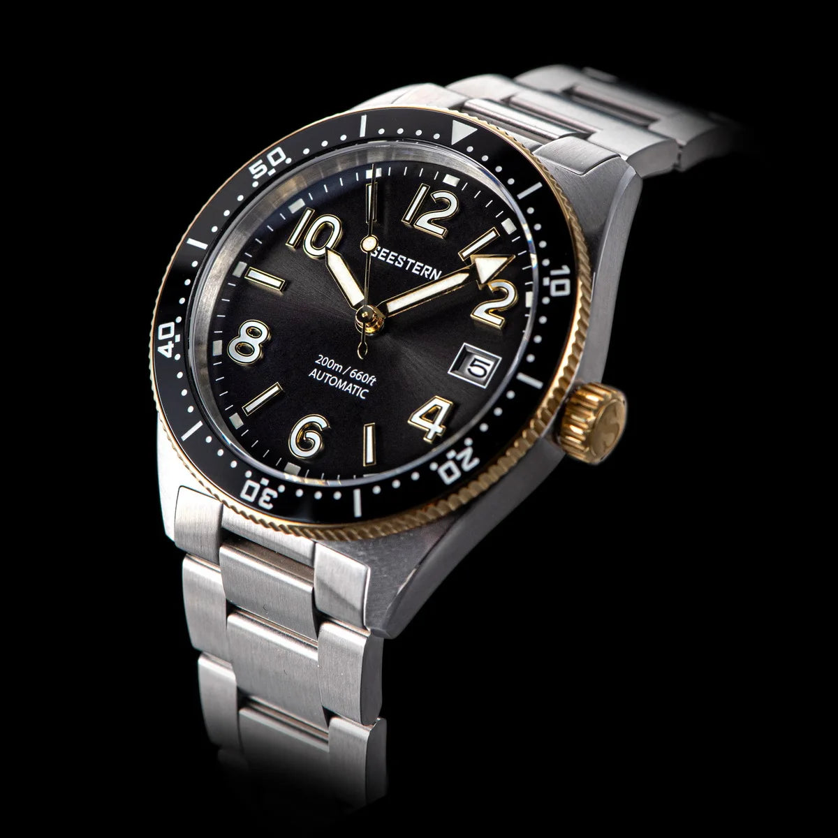 S434 Diver Watch Men Automatic NH35A Movement BGW9 Luminous Mechanical Wristwatches 20ATM Waterproof Sapphire Deployment Buckle - Image 7