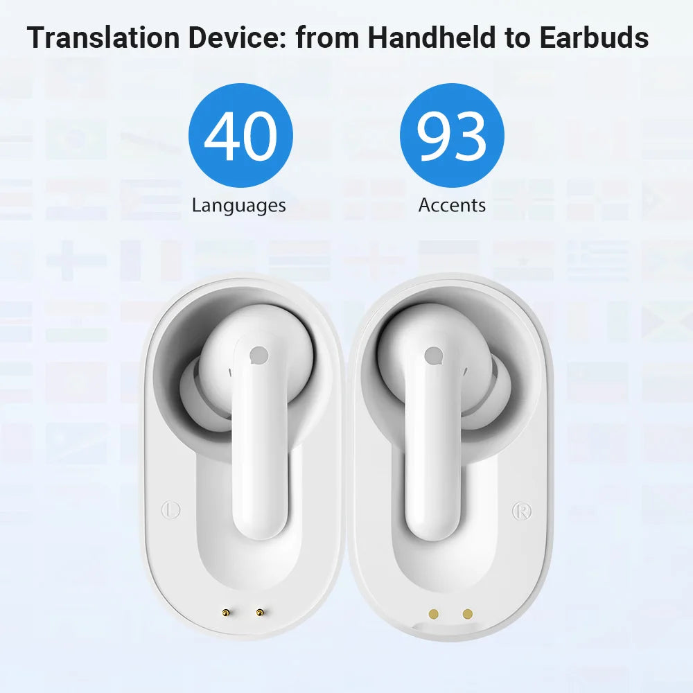 TimeKettle M3 Language Simultaneous Translator Headset Business Interpretation Earphone Travel Voice Translation Earbuds - Image 9