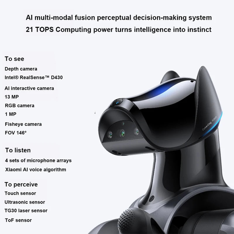XIAOMI Cyberdog 2 Iron Egg Robot Dog bionic robot CyberDog 2 electronic dog quadruped intelligent second generation percept - Image 5
